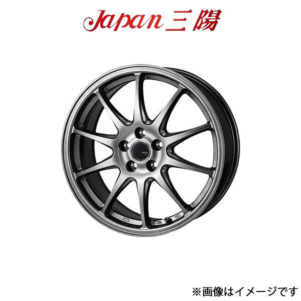 ジャパン三陽 ザック JP-202 アルミホイール 1本 MDX YD系(17×7.0J 5-114.3 INSET45 ブラックシルバー)Japan三陽 ZACK JP-202