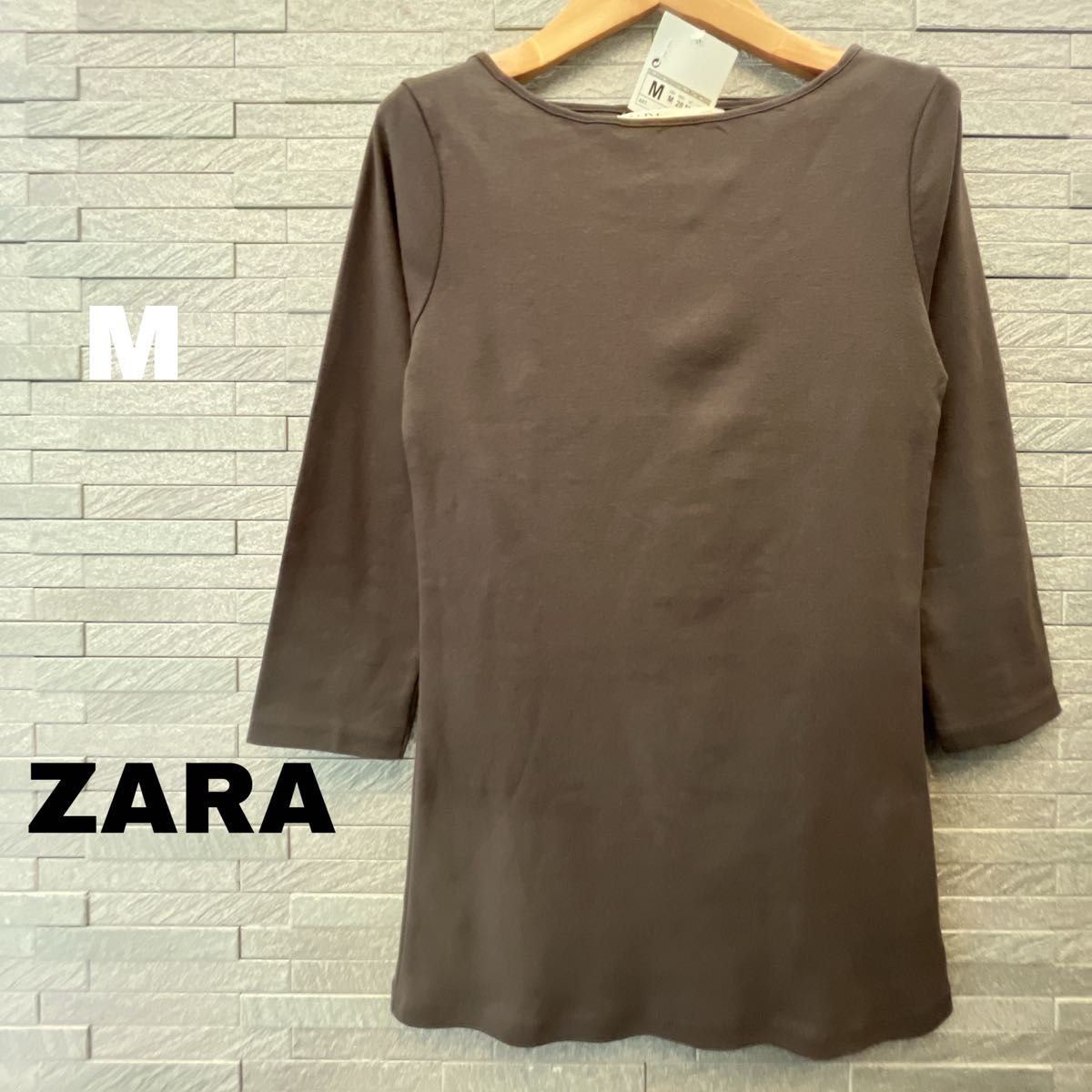 ザラ ZARA 未使用・タグ付き オーガニック コットン 長袖 ザラ ZARA 未使用・タグ付き オーガニック コットン 長袖