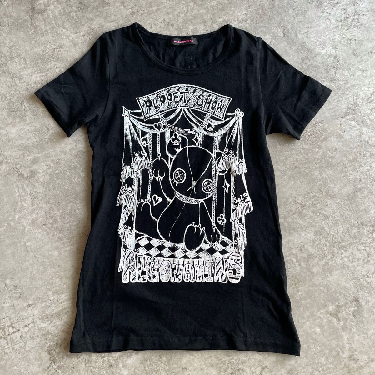 ALGONQUINS 半袖Tシャツ クマプリント ALGONQUINS 半袖Tシャツ クマプリント
