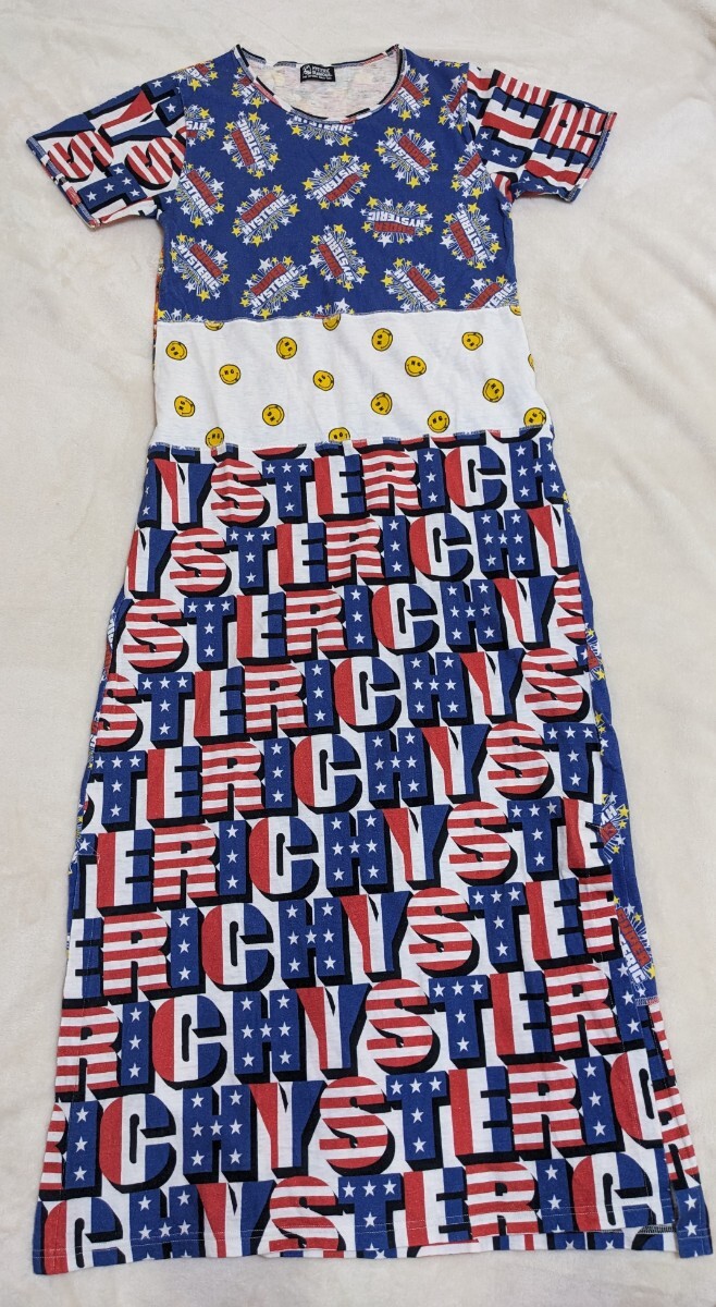 ヒステリックグラマー ロングワンピース HYSTERIC GLAMOUR 半袖 ヒステリックグラマー ロングワンピース HYSTERIC GLAMOUR 半袖