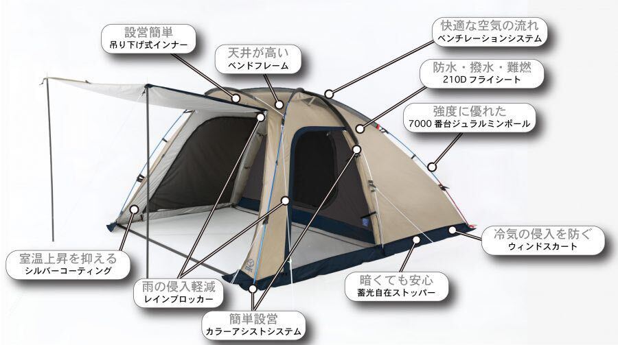 ④未使用 ホールアース アーストリッパー2 0にキャノピーポール ④未使用 ホールアース アーストリッパー2 0にキャノピーポール