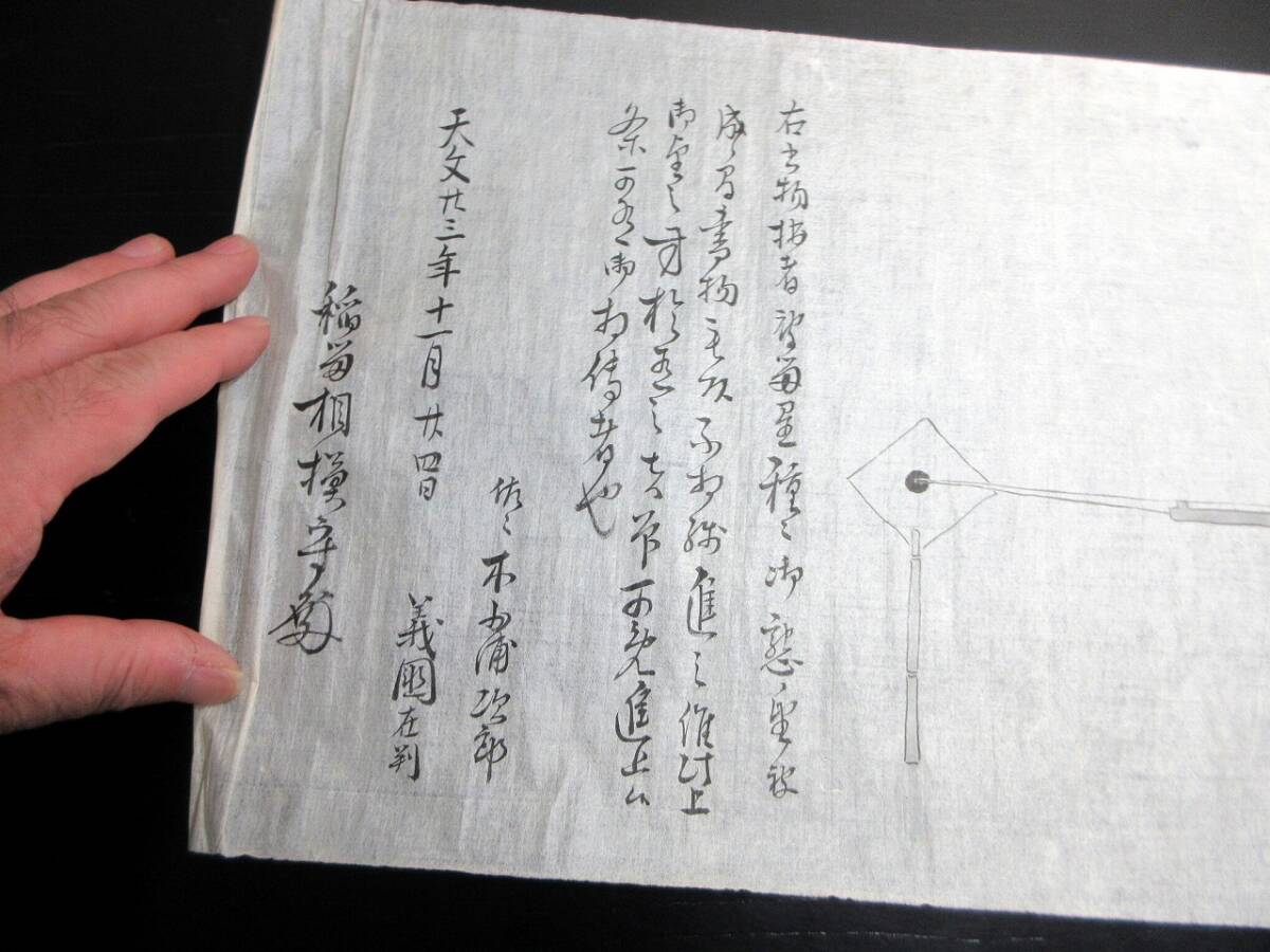 ☆C10江戸期稲富流砲術巻物「目当所巻物」1巻/佐々木義国/照準 ☆C10江戸期稲富流砲術巻物「目当所巻物」1巻/佐々木義国/照準