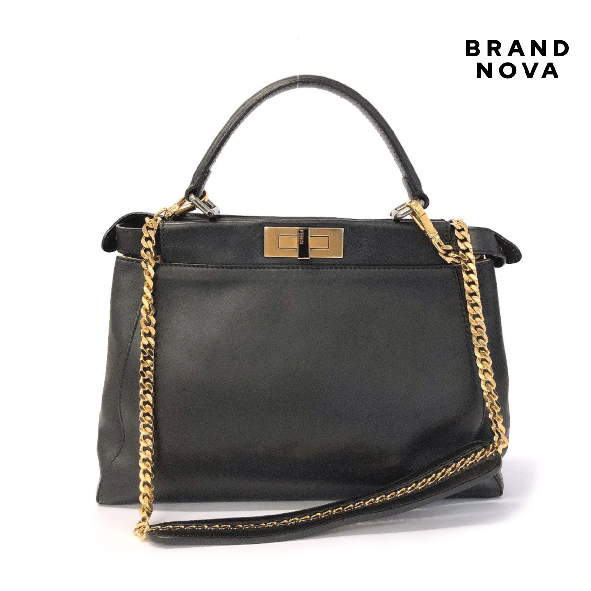 FENDI フェンディ レザー チェーン ストラップ ストラップユー FENDI フェンディ レザー チェーン ストラップ ストラップユー