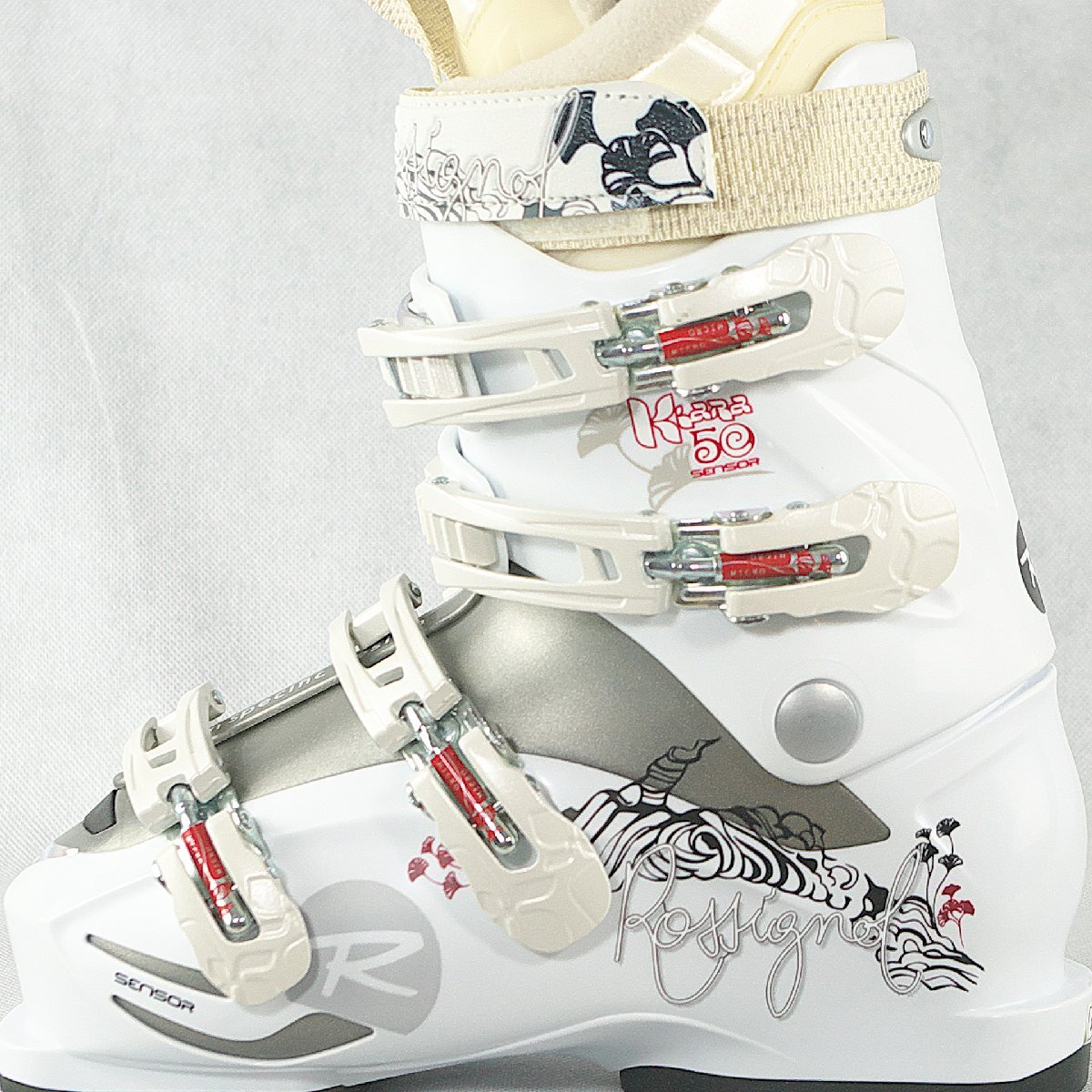 休日限定 スキーブーツ レディース ROSSIGNOL Kiara 50 sensor (24.5cm) 24.5cm