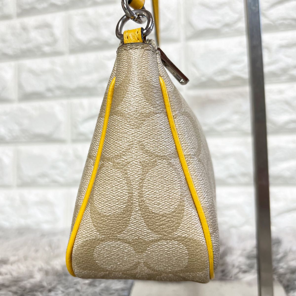 coach コーチ シグネチャー PVC レザー 2way ショルダーバッグ coach コーチ シグネチャー PVC レザー 2way ショルダーバッグ