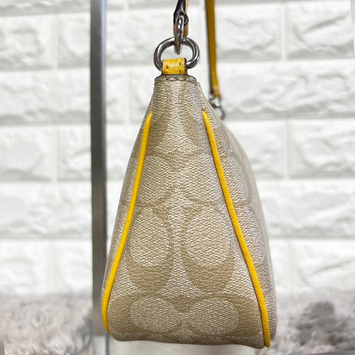 coach コーチ シグネチャー PVC レザー 2way ショルダーバッグ coach コーチ シグネチャー PVC レザー 2way ショルダーバッグ