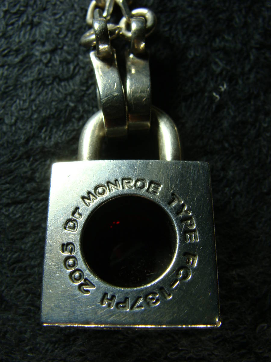 Dr MONROEdokta- Monroe * south capital pills key SV925 K18 garnet Stone necklace * pendant top gold Gold 