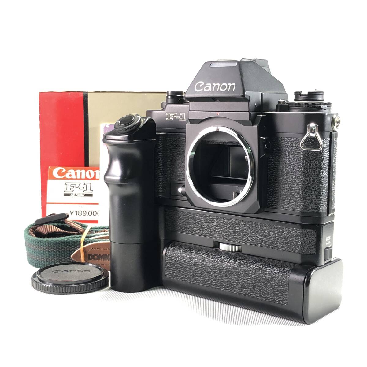 Canon - 【中古】(キヤノン) Canon NewF-1 AE + AEモータードライブFN 1スタ Canon New F-1 + AE MOTOR DRIVE FN キヤノン フィルム