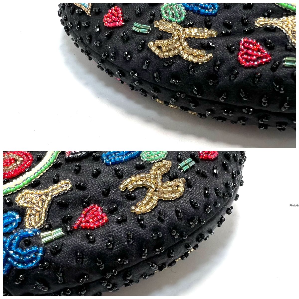 極美品 WAKO 銀座和光 ビーズ刺繍 巾着型 マルチカラー ビーズ 極美品 WAKO 銀座和光 ビーズ刺繍 巾着型 マルチカラー ビーズ