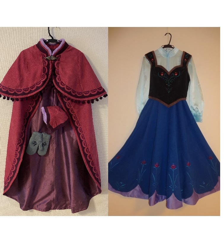 シークレットハニー ディズニー アナ雪 雪山 ドレス&ケープ帽子 シークレットハニー ディズニー アナ雪 雪山 ドレス&ケープ帽子