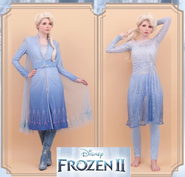 アナ雪2 冒険 エルサ トラベルドレス & コート コスプレ 仮装 アナ雪2 冒険 エルサ トラベルドレス & コート コスプレ 仮装