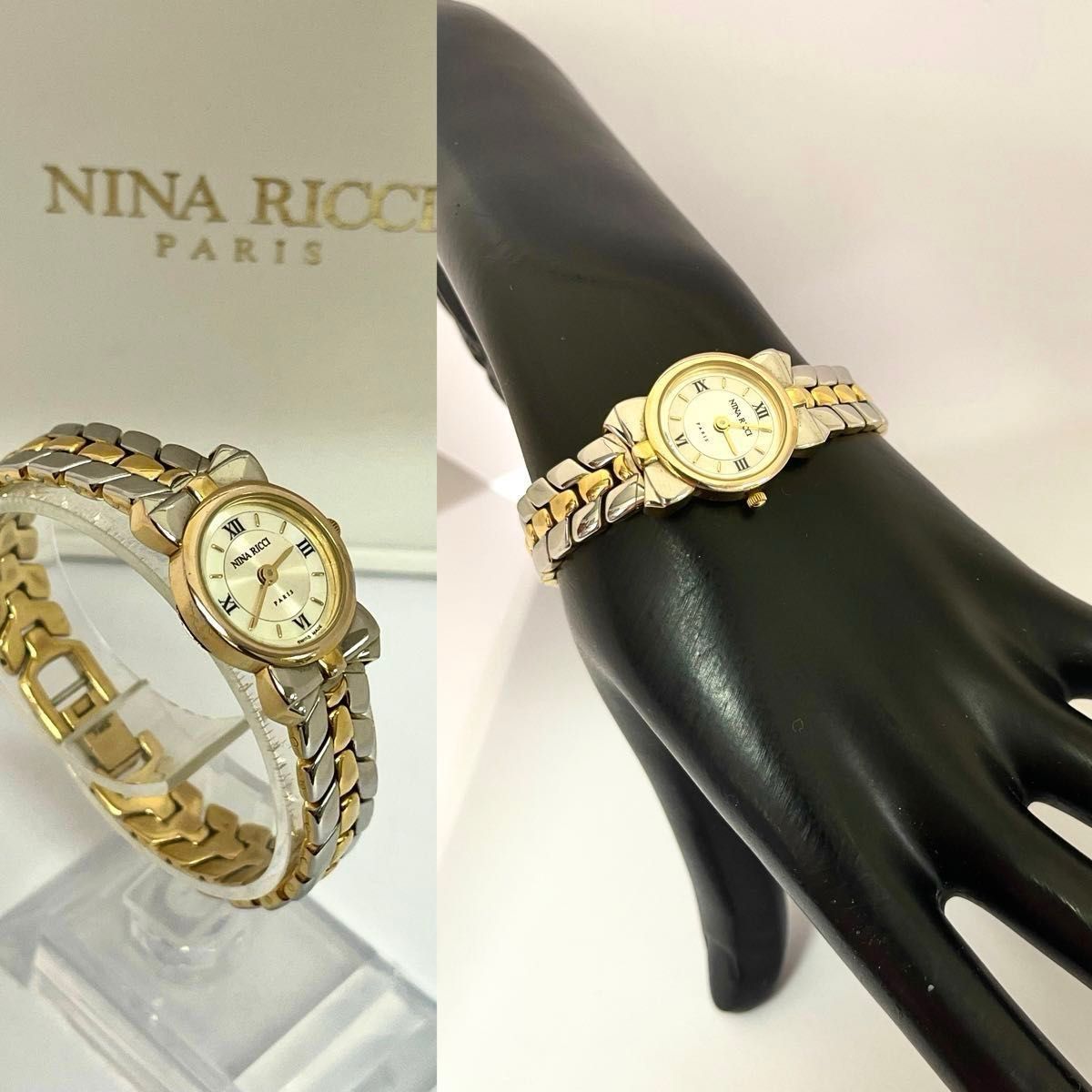 稼働 NINARICCI モデルデポーズ レディース腕時計 リボンケース 稼働 NINARICCI モデルデポーズ レディース腕時計 リボンケース