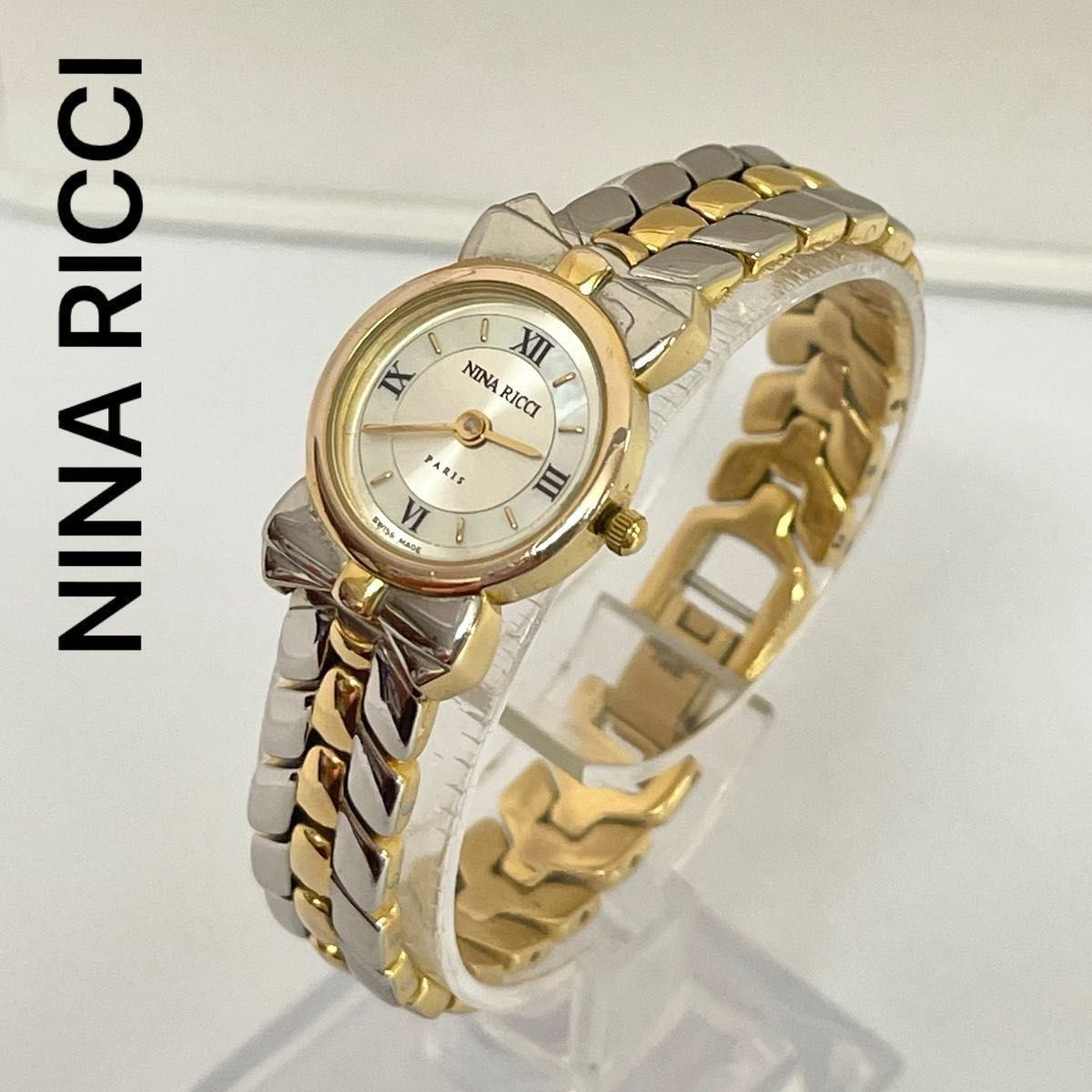 稼働 NINARICCI モデルデポーズ レディース腕時計 リボンケース 稼働 NINARICCI モデルデポーズ レディース腕時計 リボンケース