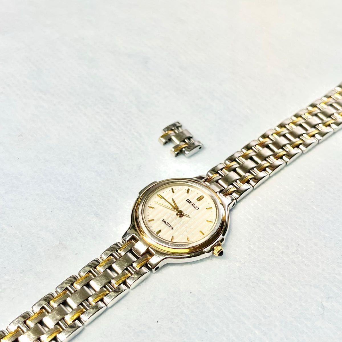 稼働 美品 SEIKO EXCELINE レディース腕時計 クォーツ 高級時計 稼働 美品 SEIKO EXCELINE レディース腕時計 クォーツ 高級時計