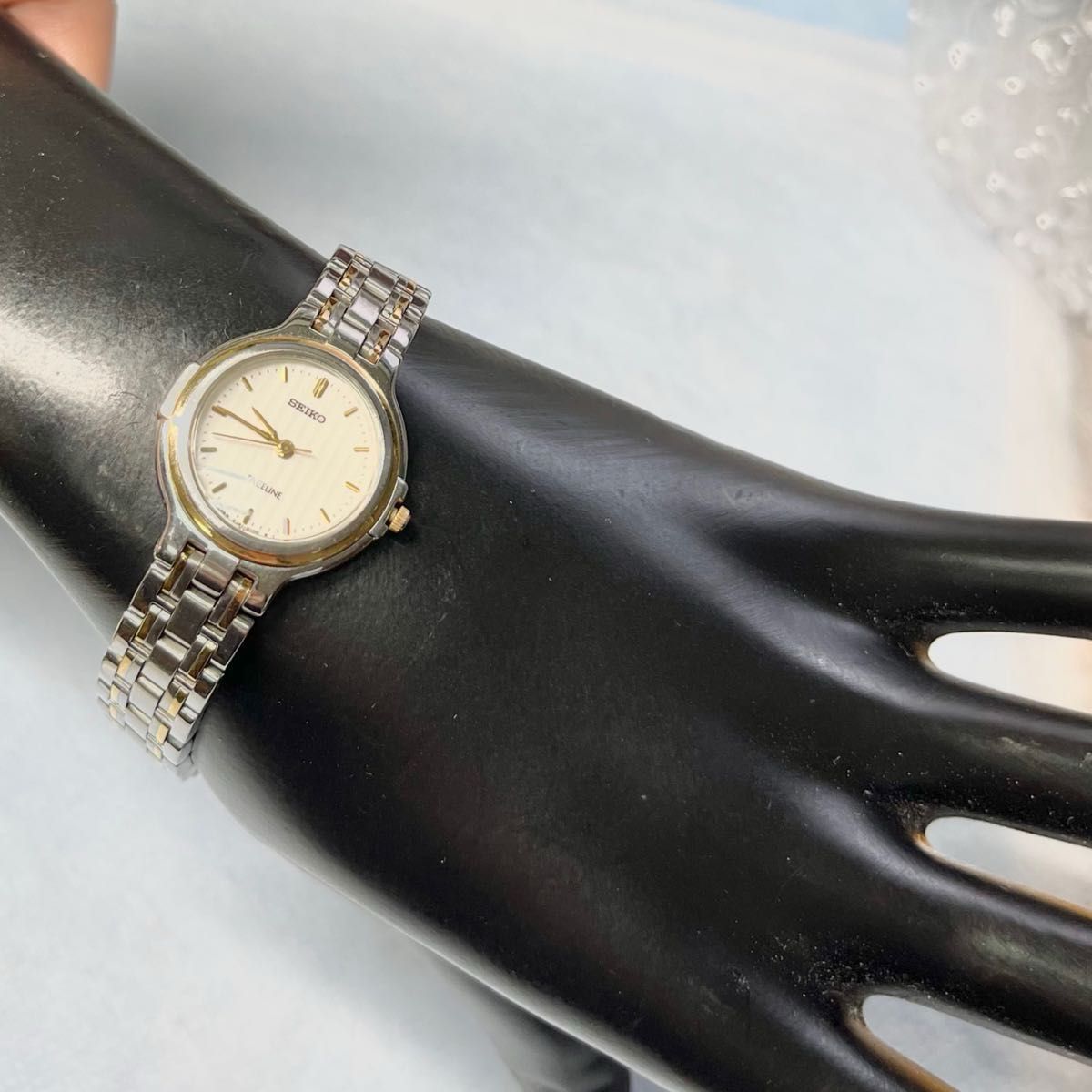 稼働 美品 SEIKO EXCELINE レディース腕時計 クォーツ 高級時計 稼働 美品 SEIKO EXCELINE レディース腕時計 クォーツ 高級時計