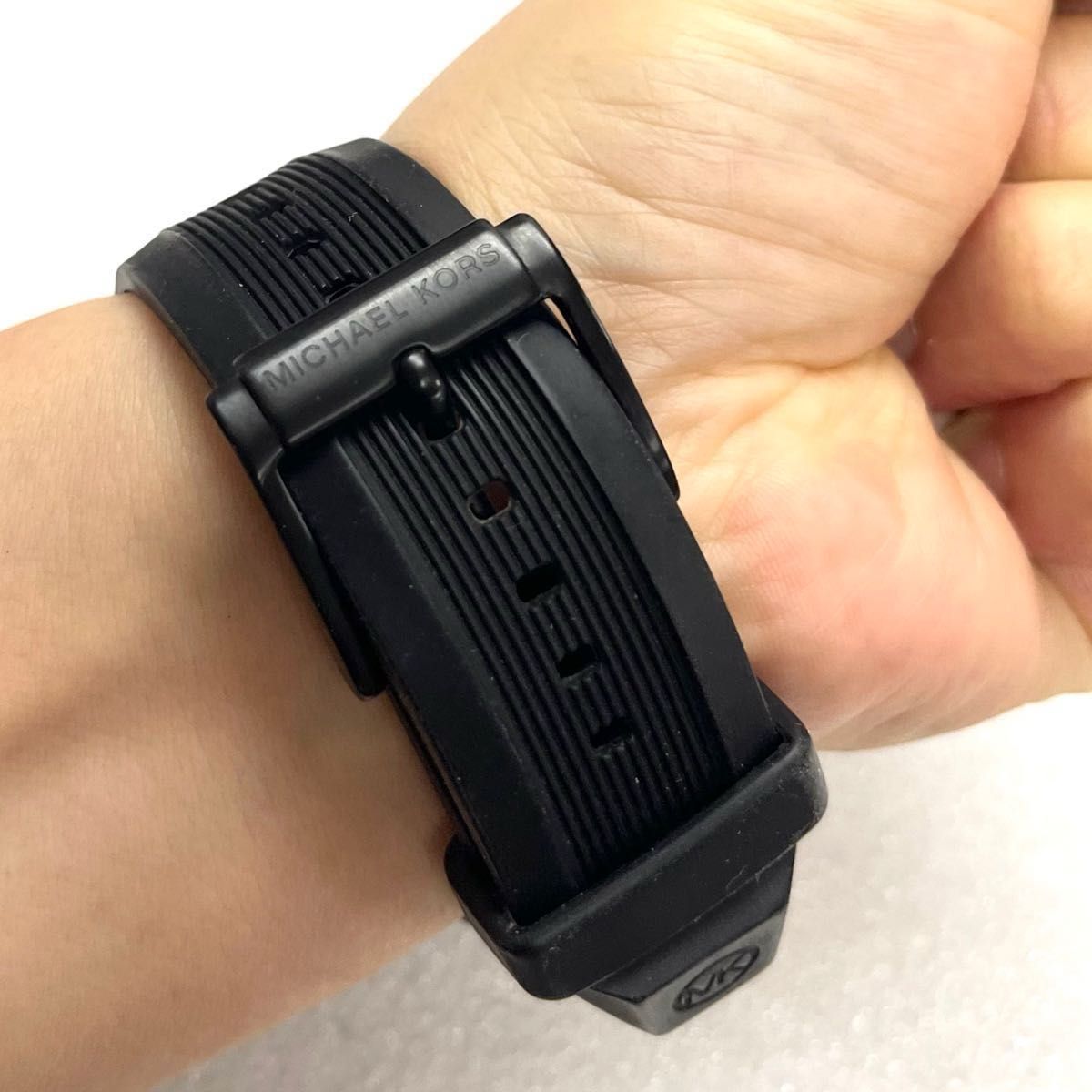 稼働 MICHAEL KORS メンズ腕時計 クロノグラフ オールブラック 稼働 MICHAEL KORS メンズ腕時計 クロノグラフ オールブラック