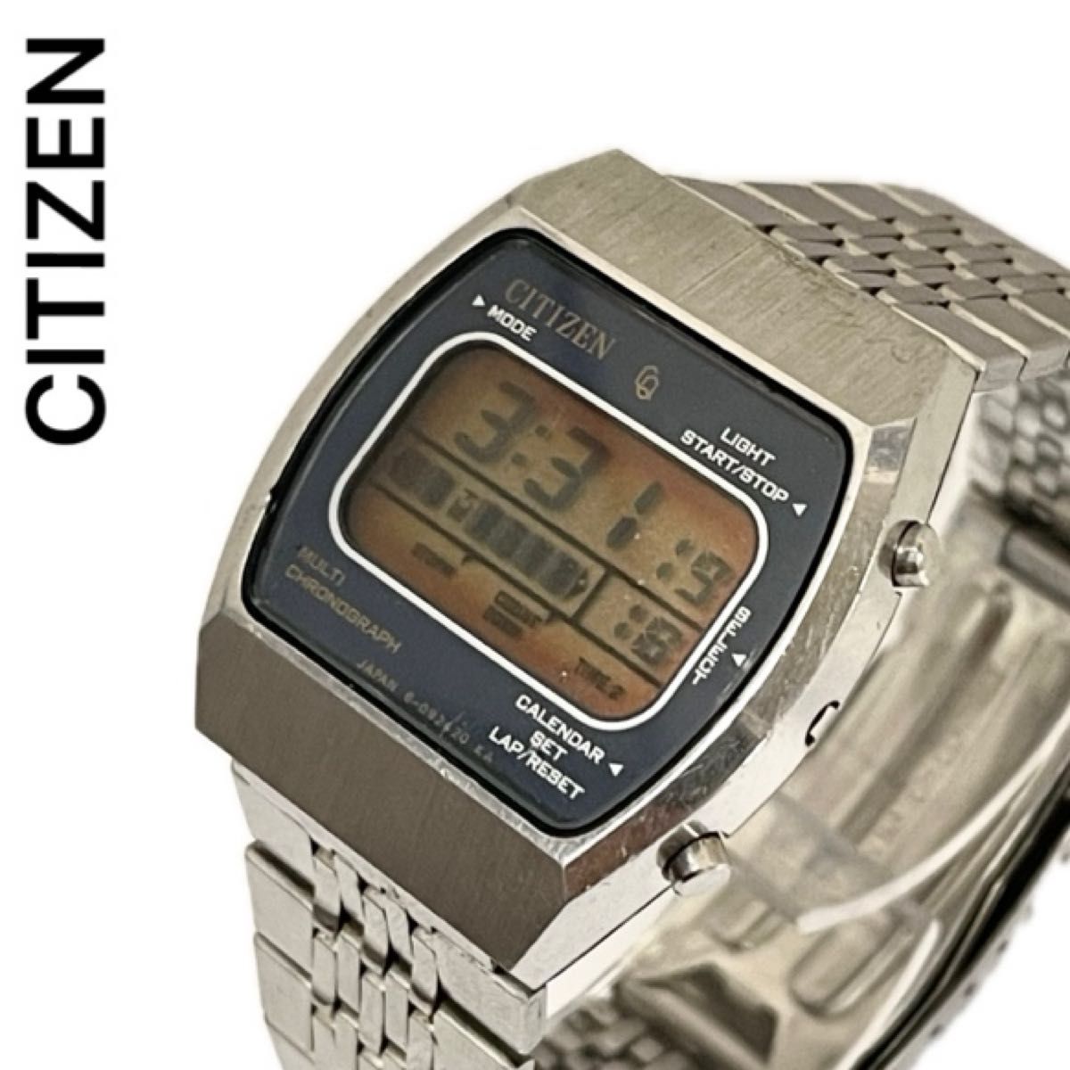 稼働 訳あり CITIZEN デジタルウォッチ メンズ 1970年代 マルチ 稼働 訳あり CITIZEN デジタルウォッチ メンズ 1970年代 マルチ