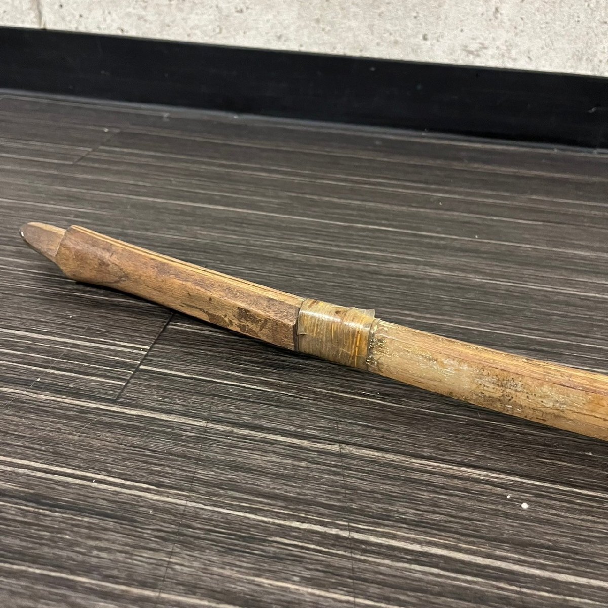 【SALE/55%OFF】 大倉重十郎 7000円 在銘 重量520g 全長約222cm 和弓 弓道 竹弓 弓道