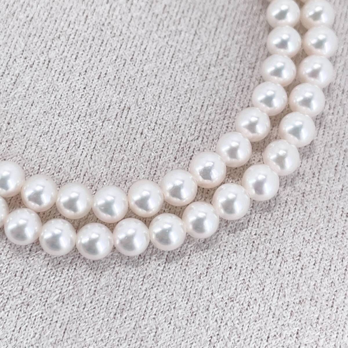 3 8~4 0mm】美品 ミキモト アコヤ ベビーパール ネックレス K18 3 8~4 0mm】美品 ミキモト アコヤ ベビーパール ネックレス K18