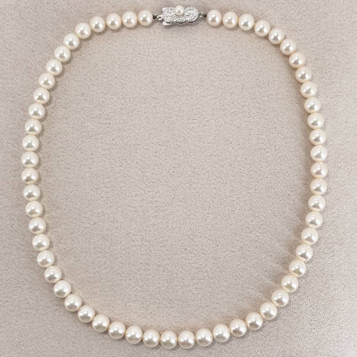 7 2mm】 ミキモト パール ネックレス シルバー 現行クラスプ/24 7 2mm】 ミキモト パール ネックレス シルバー 現行クラスプ/24