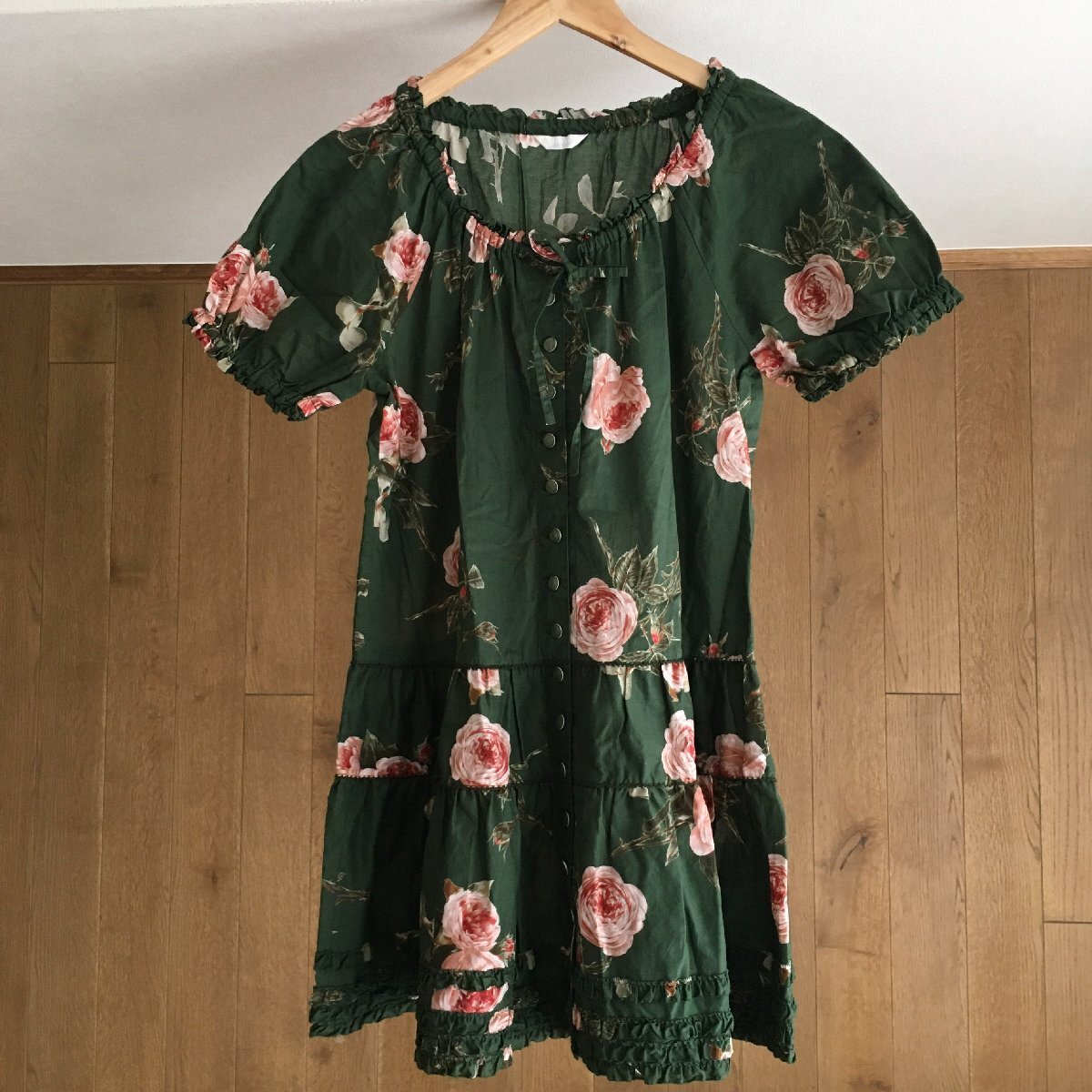 即決 美品 PINK HOUSEピンクハウス フラワー チュニック 即決 美品 PINK HOUSEピンクハウス フラワー チュニック