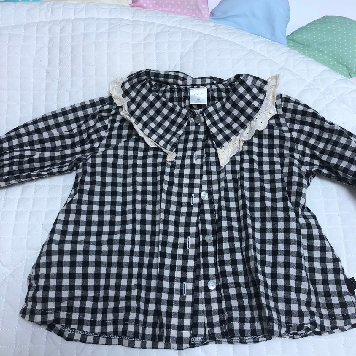 futafuta80サイズ　トップス3.カバーオール1.まとめ売り 長袖Tシャツ