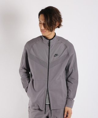 新品 Nike NSW Tech knit jacket M 定価27,000円 18ss ナイキ テック テックニット 灰 グレー_画像4