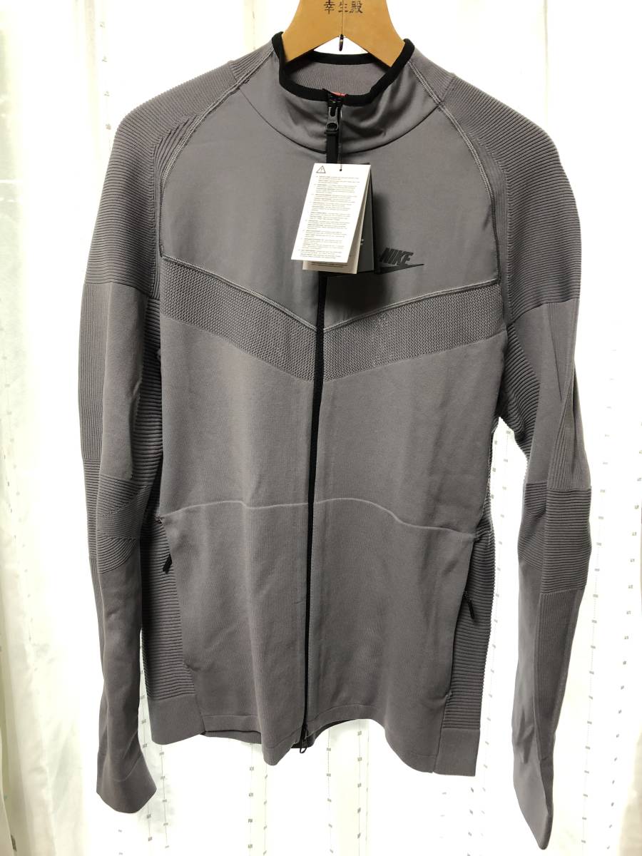 新品 Nike NSW Tech knit jacket M 定価27,000円 18ss ナイキ テック テックニット 灰 グレー