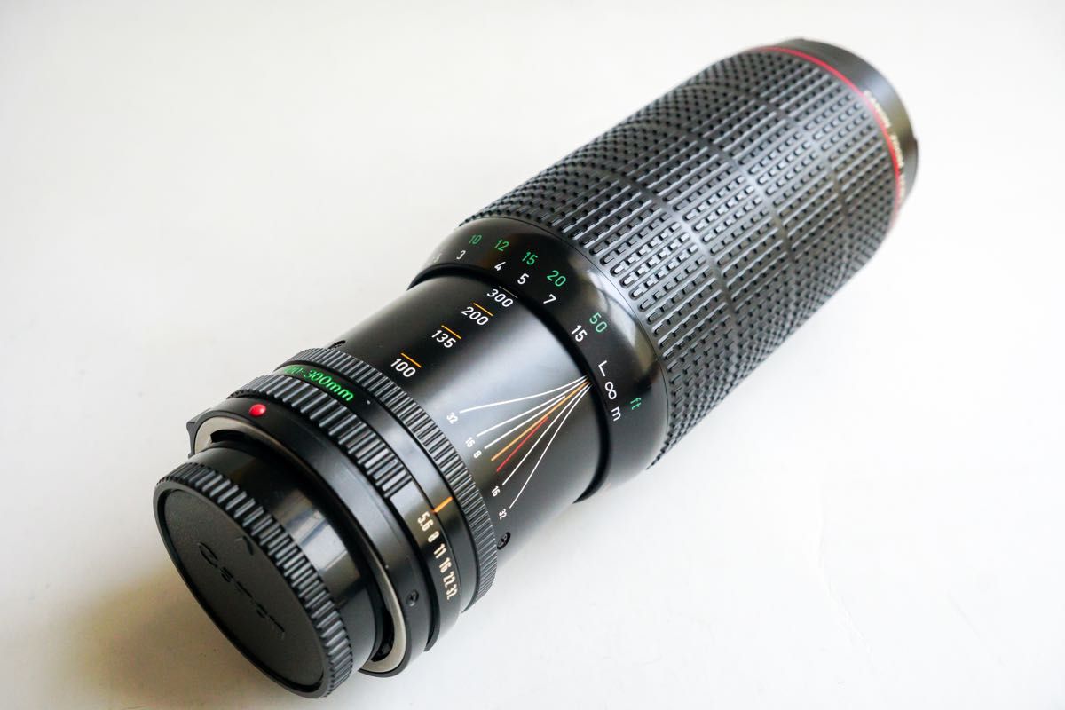 良品】Canon New FD 100-300mm F5 6L 望遠ズームレンズ Lレンズ 良品】Canon New FD 100-300mm F5 6L 望遠ズームレンズ Lレンズ