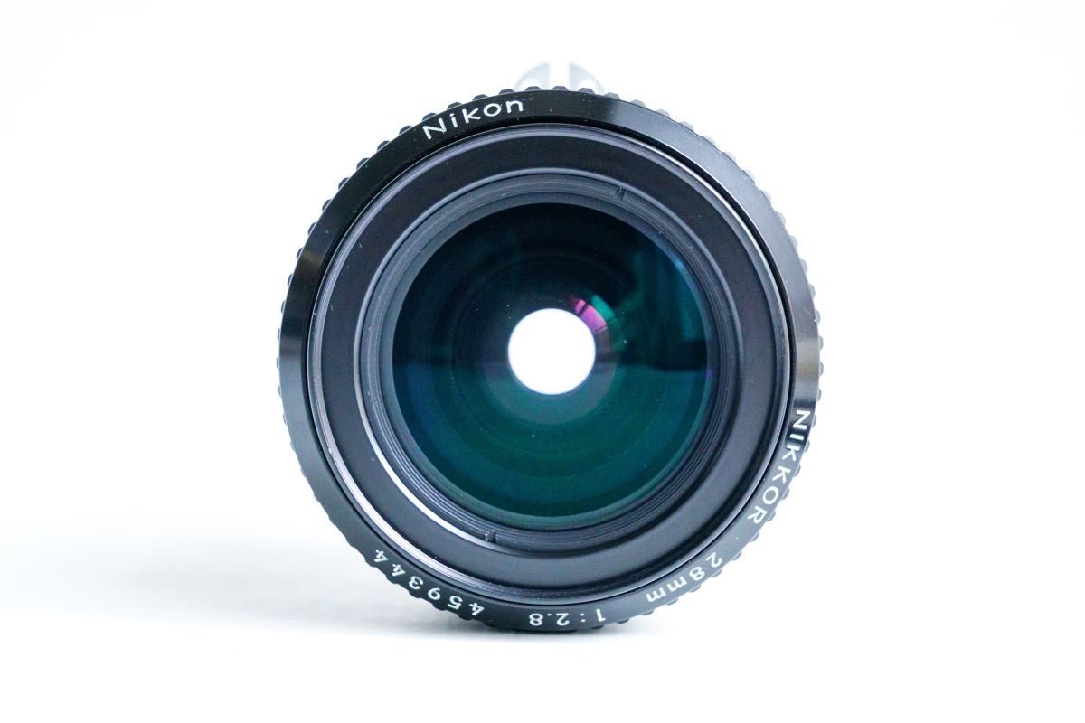 実用品】Nikon Ai NIKKOR 28mm F2 8 広角単焦点レンズ ニコンF 実用品】Nikon Ai NIKKOR 28mm F2 8 広角単焦点レンズ ニコンF