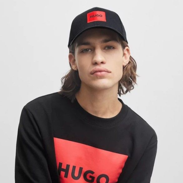 大谷選手愛用 HUGO BOSS コットンツイル キャップ レッド 大谷選手愛用 HUGO BOSS コットンツイル キャップ レッド