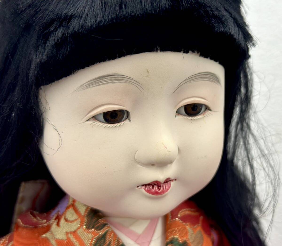 市松人形 日本人形 着物 女の子 全長約49cm 置物 伝統工芸品 市松人形 日本人形 着物 女の子 全長約49cm 置物 伝統工芸品