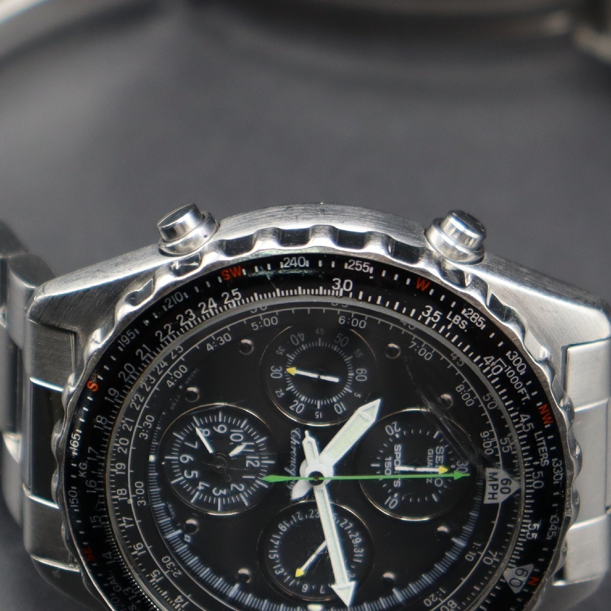 SEIKO セイコー 150 スカイプロフェッショナル 7T34-6A00 4目 SEIKO セイコー 150 スカイプロフェッショナル 7T34-6A00 4目