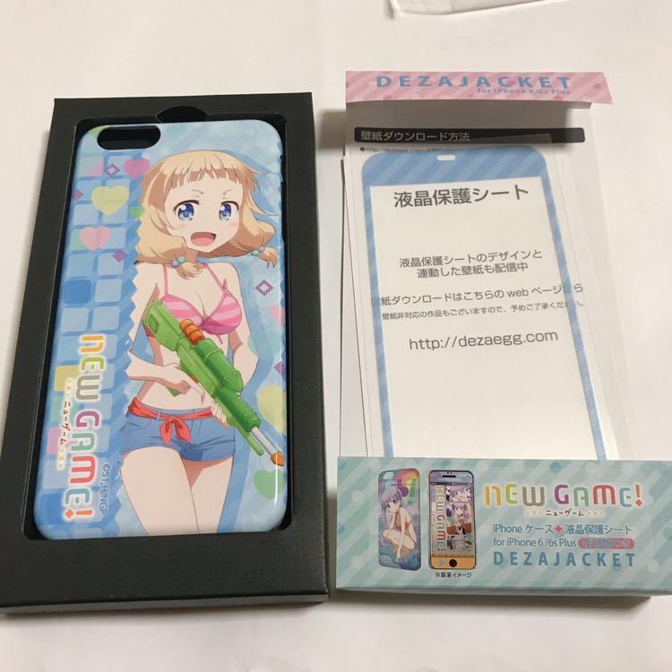 NEW GAME! ニューゲーム iPhone6/6s ケース&保護シート デザジャケット 桜ねね ねねっち_画像4