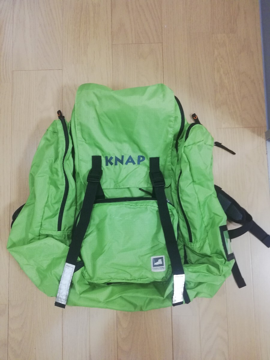 [ Caravan CARAVAN ]nap Junior light rucksack napsak light weight Junior for * lime green 44~57L capacity possible ( Day Pack : approximately 15L)
