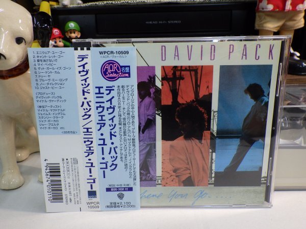 丸1｜無傷！★CD / w/OBI / AOR / 廃盤★DAVID PACK デヴィッド・パック「ANYWHERE YOU GO / エニウェア・ユー・ゴー」