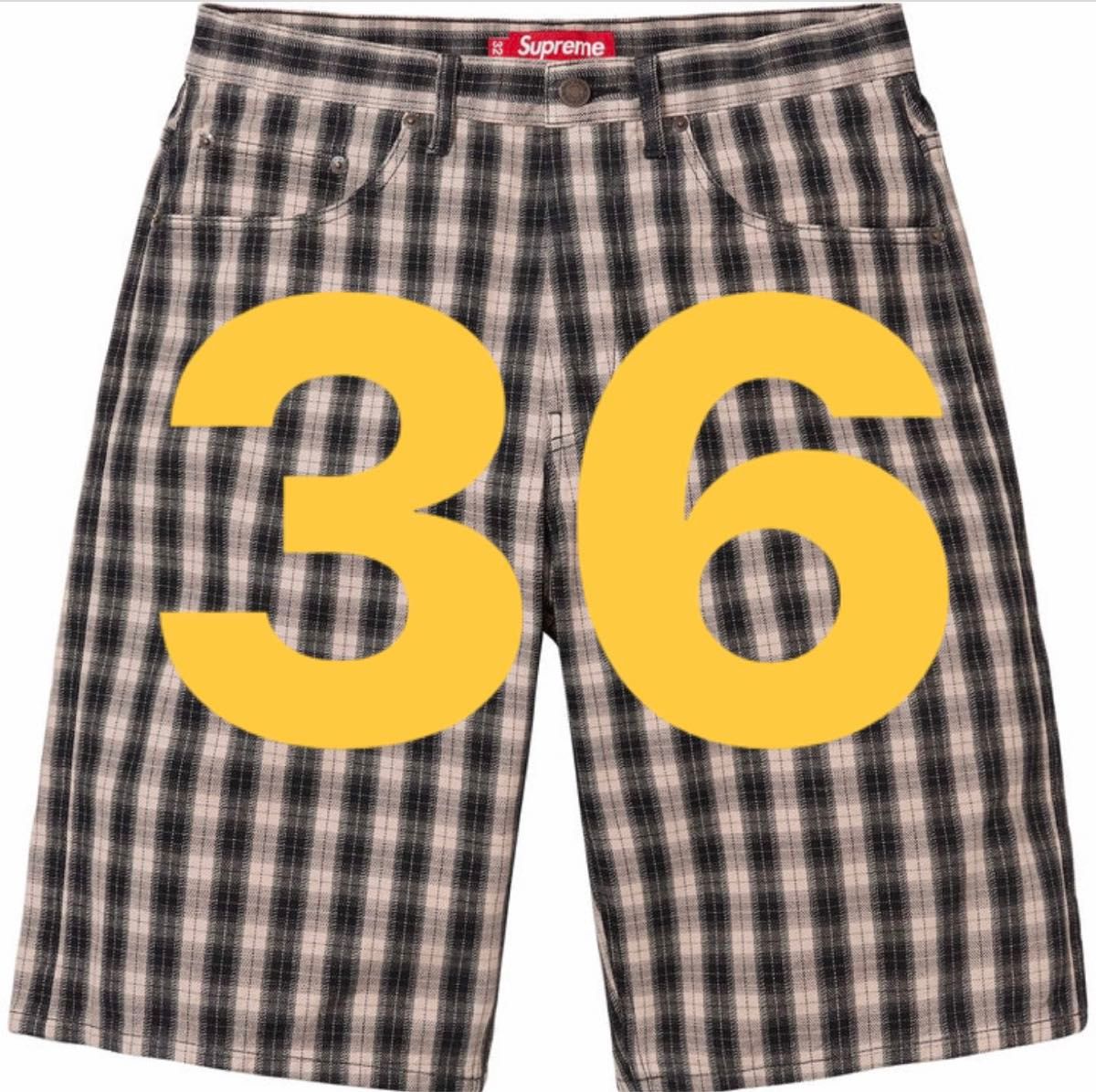 36インチ Supreme Plaid Baggy Short Black シュプリーム 36インチ Supreme Plaid Baggy Short Black シュプリーム