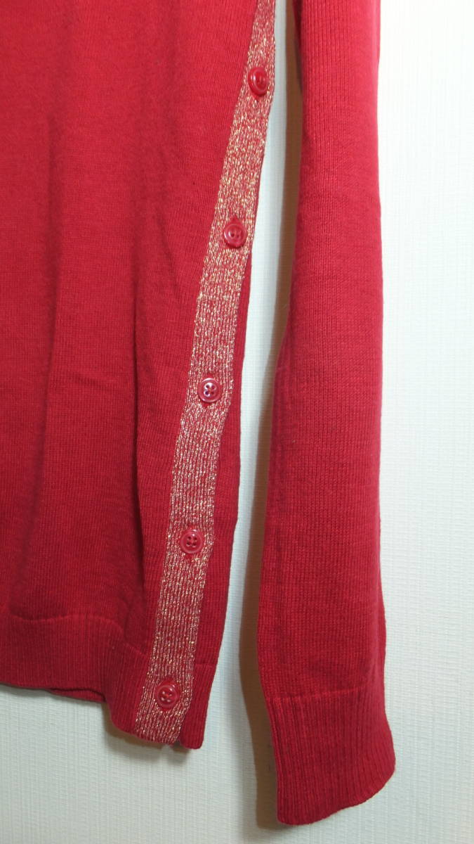 ★BANANA REPUBLIC★Ladies Long sleeve red tops バナナリパブリックレディース赤のトツプス サイズS　USED IN JAPAN_画像2