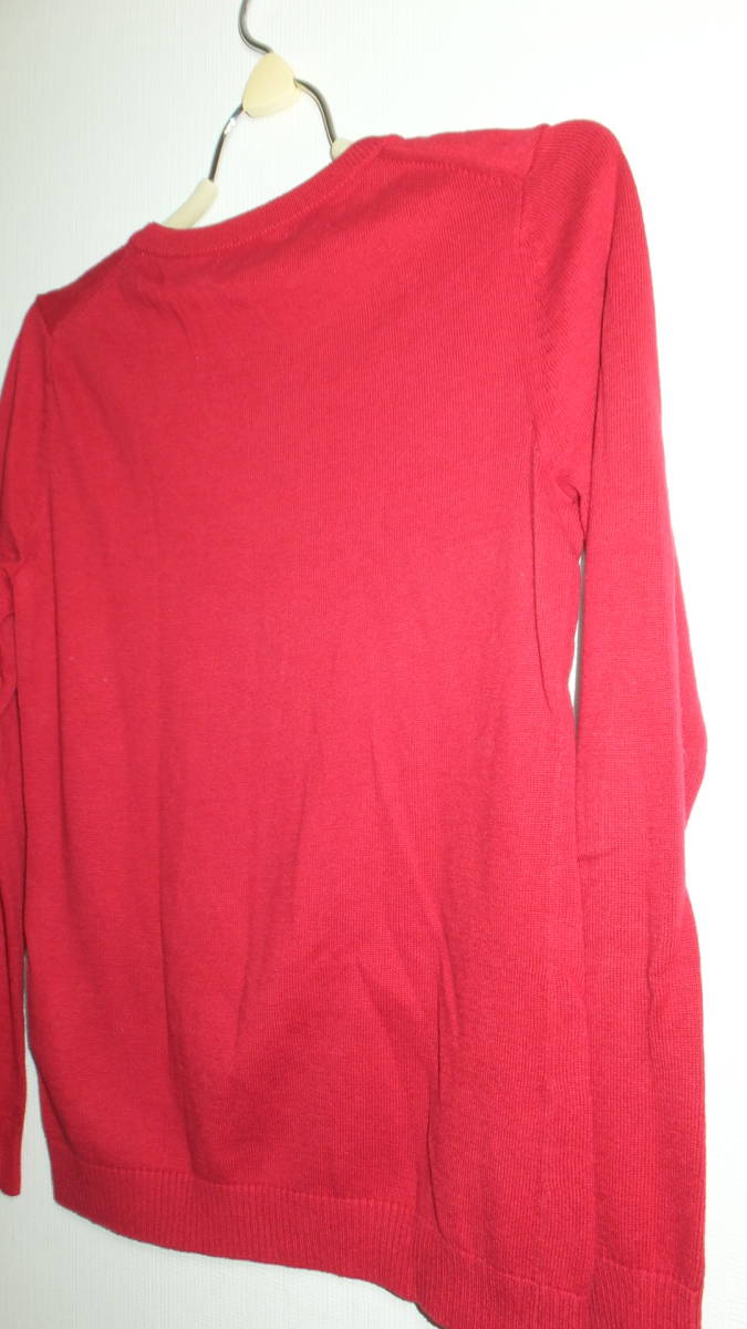 ★BANANA REPUBLIC★Ladies Long sleeve red tops バナナリパブリックレディース赤のトツプス サイズS　USED IN JAPAN_画像8