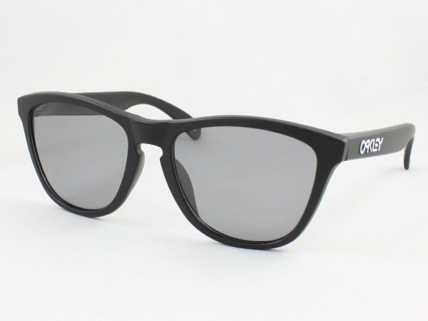 OAKLEY オークリー サングラス OX8137A-0354 フロッグスキン+日本製 偏光レンズ ライトグレー OO9245同型 ハードケースなし 釣り 運転