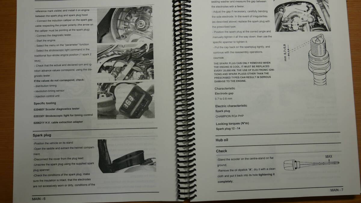  Vespa GTS250 I.E. USA service manual 