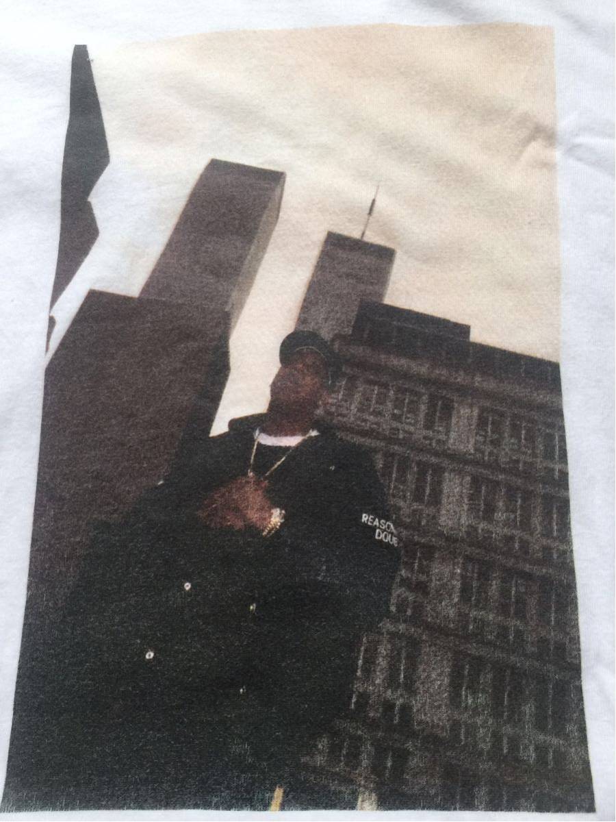送料無料 staple ステイプル A=3MC new york ニューヨーク JAY-Z reasonable doubt photo フォト Tシャツ RAP TEES ホワイト white 白 M_画像5