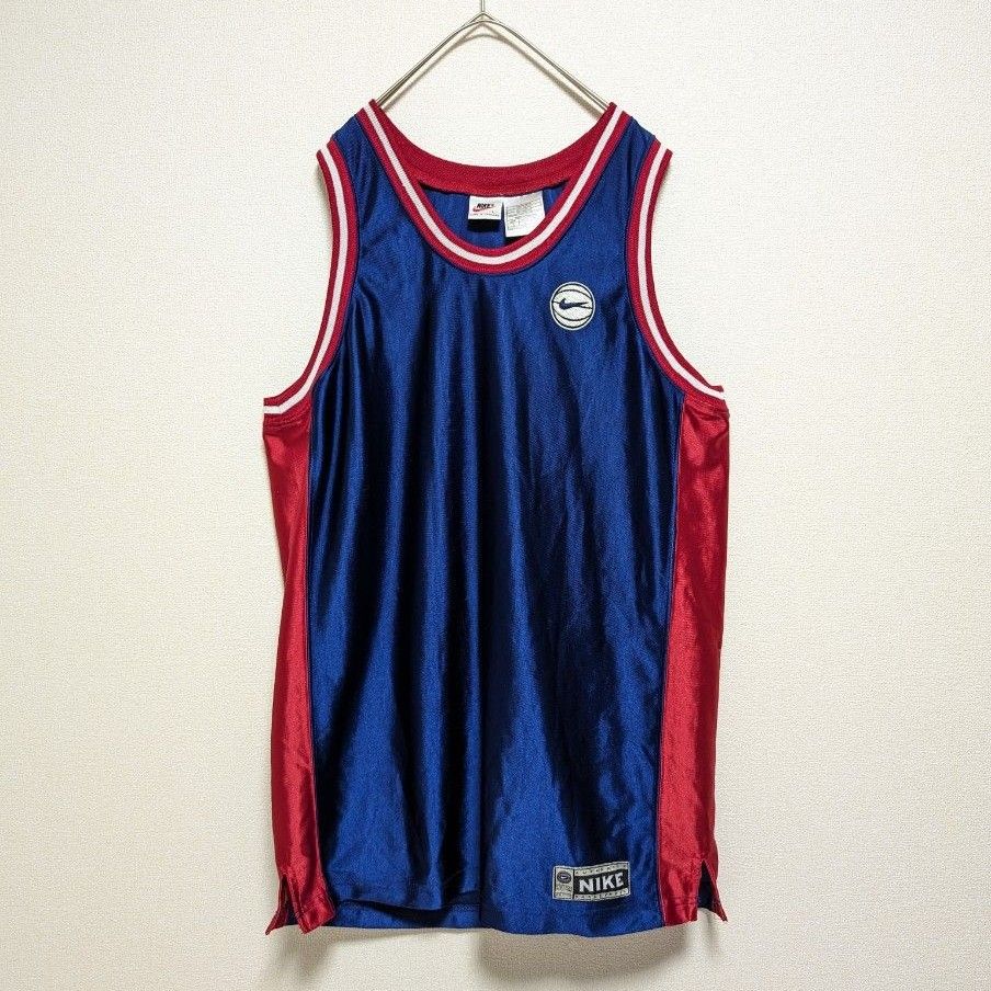 90's NIKEナイキ バスケゲームシャツ L 白タグ 米国代表カラー 2PAC 90's NIKEナイキ バスケゲームシャツ L 白タグ 米国代表カラー 2PAC