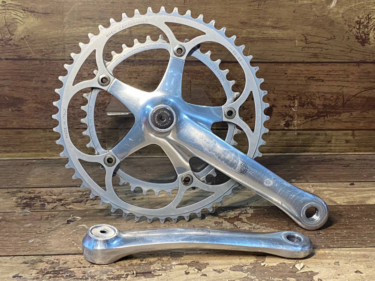 送料無料 いつまで Campagnolo カンパニョーロ HM500 コーラス 7S 52/39T 172.5mm クランクセット Cレコード期 CHORUS クランク
