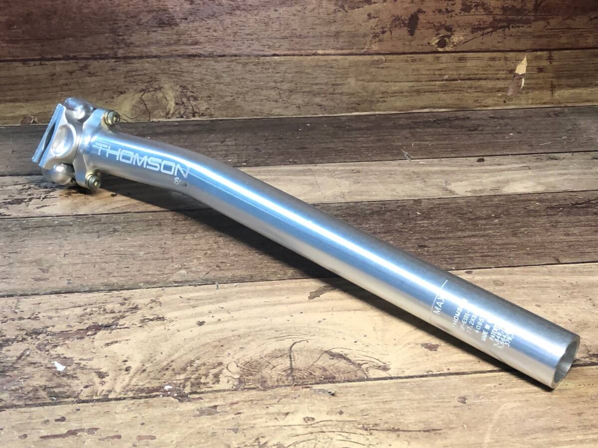 HX054 トムソン THOMSON エリート ELITE アルミ シートポスト Φ27.2 SB16mm 330mm シルバー ※細かなスレあり