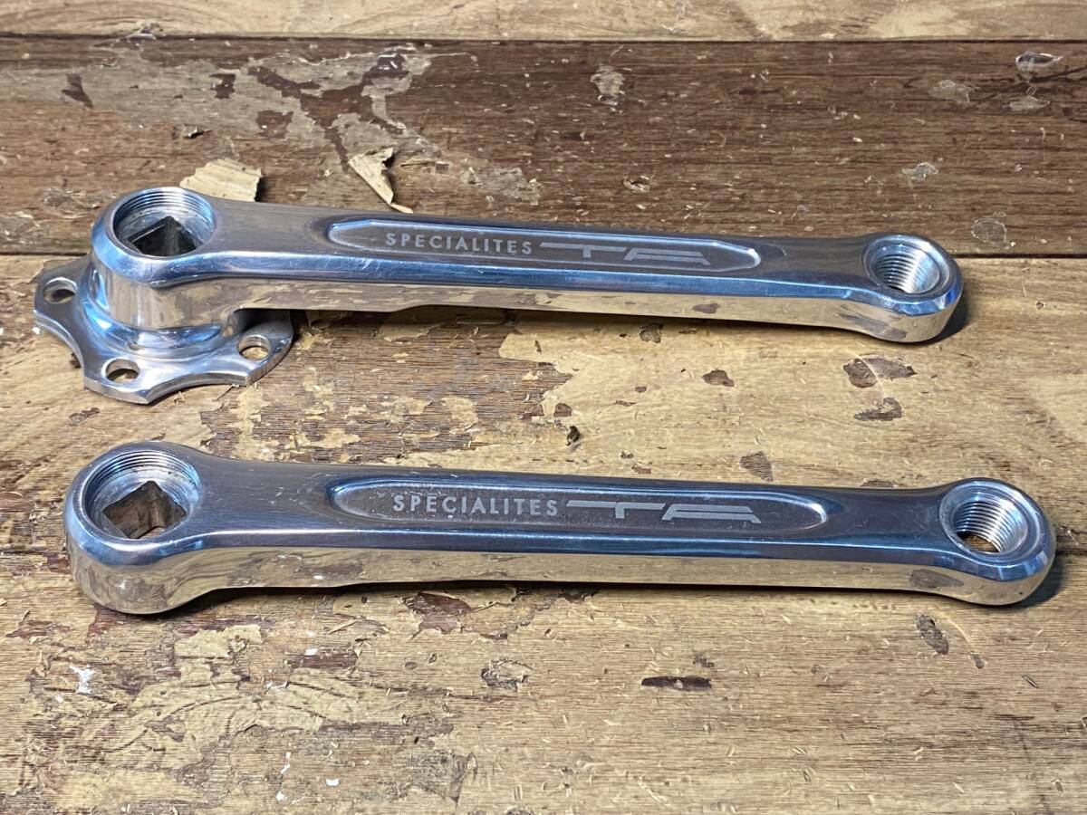 【超目玉】 HY712 1.37x24 BB付属 シルバー 170mm クランクアーム VIS 5 PRO SPECIALITES TA チェーンリング