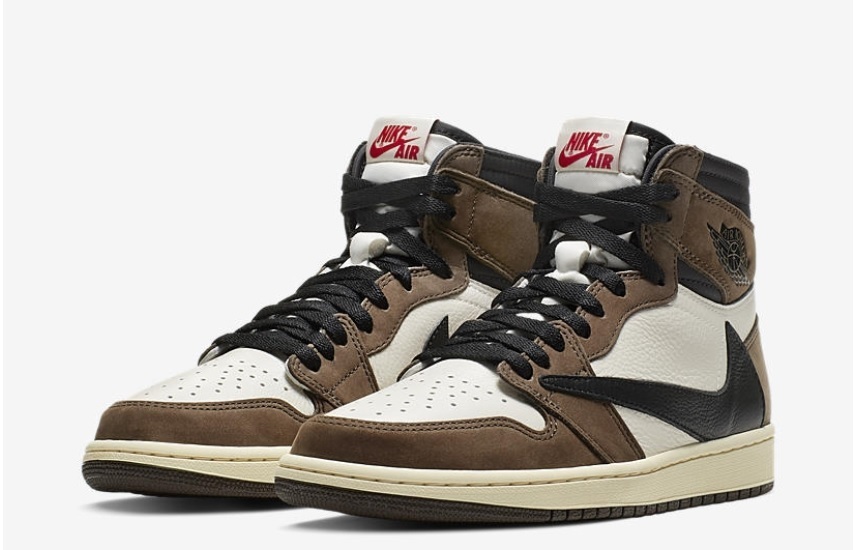 新品 国内正規品 NIKE ナイキ AIR JORDAN1 HIGH OG TS SP Travis Scott トラヴィススコット エアジョーダン CD4487-100 US10.5 28.5cm _画像1