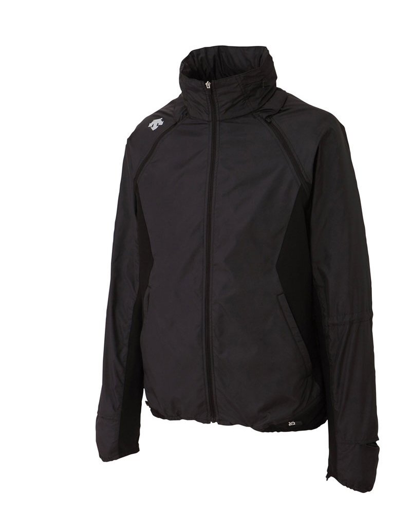 970653-DESCENTE/FOUR4 ABLE JACKET マルチトレーニングウェア ブラック メンズ/L