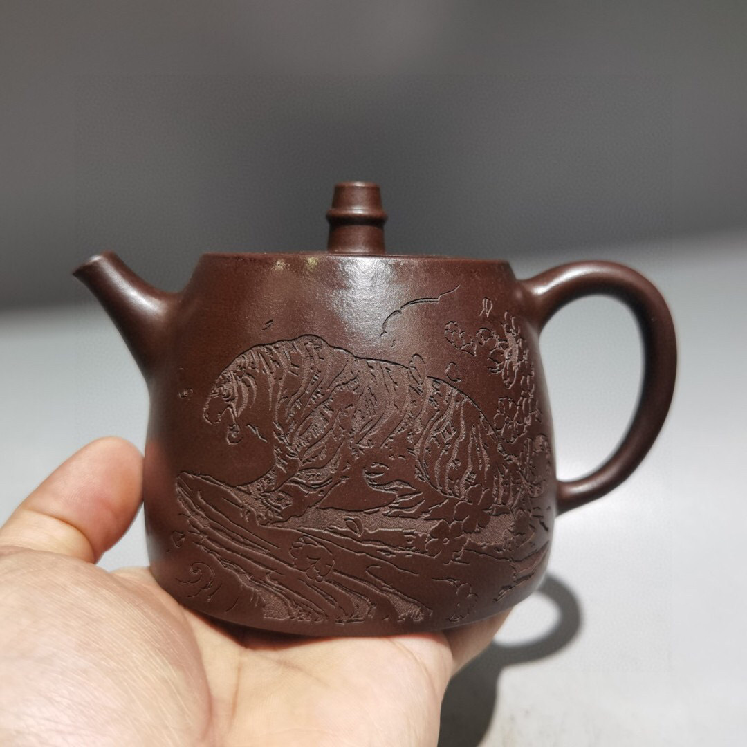 吉古」紫砂壺【荊溪史繼長製】重量356g 朱泥 段泥 急須 煎茶道具 吉古」紫砂壺【荊溪史繼長製】重量356g 朱泥 段泥 急須 煎茶道具