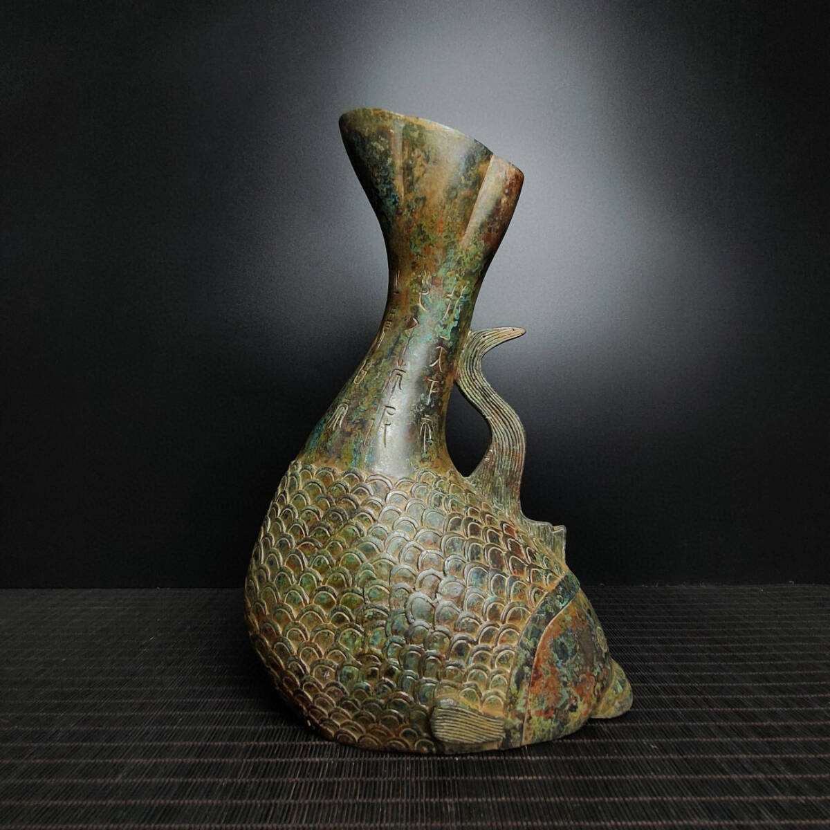 美品 織部焼 鳴海織部 向付 10客 在銘 皿 共箱 茶道具 |工芸品 美品 織部焼 鳴海織部 向付 10客 在銘 皿 共箱 茶道具 |工芸品